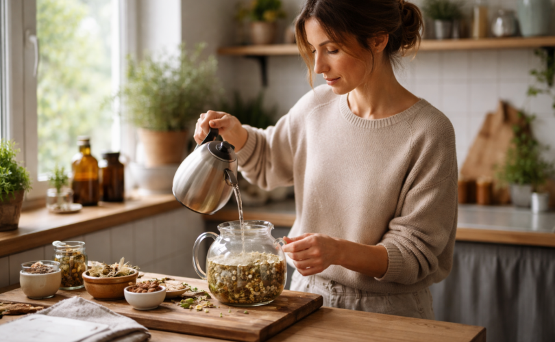 Női ciklus szabályozása gyógyteakeverékkel