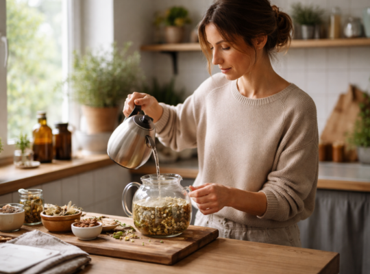 Női ciklus szabályozása gyógyteakeverékkel