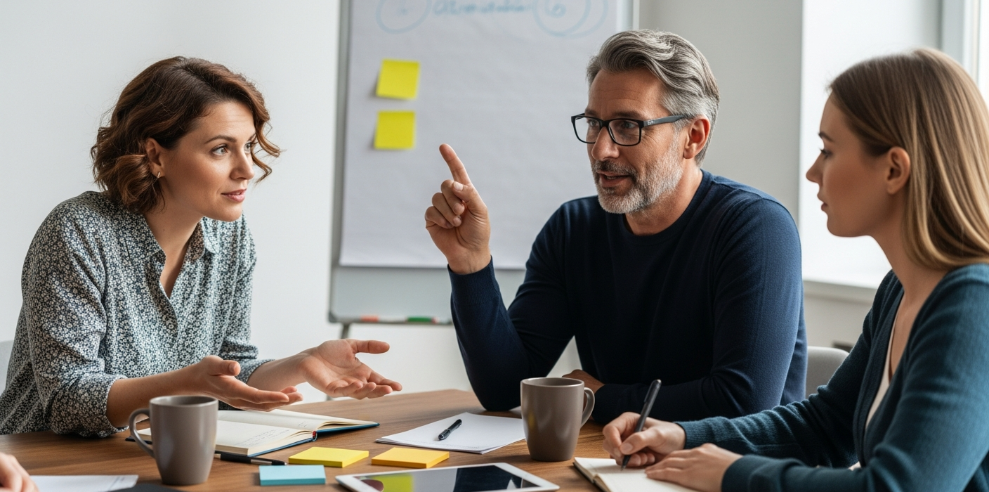 hatékony kommunikáció technikák workshop: facilitátor és résztvevők aktív figyelme